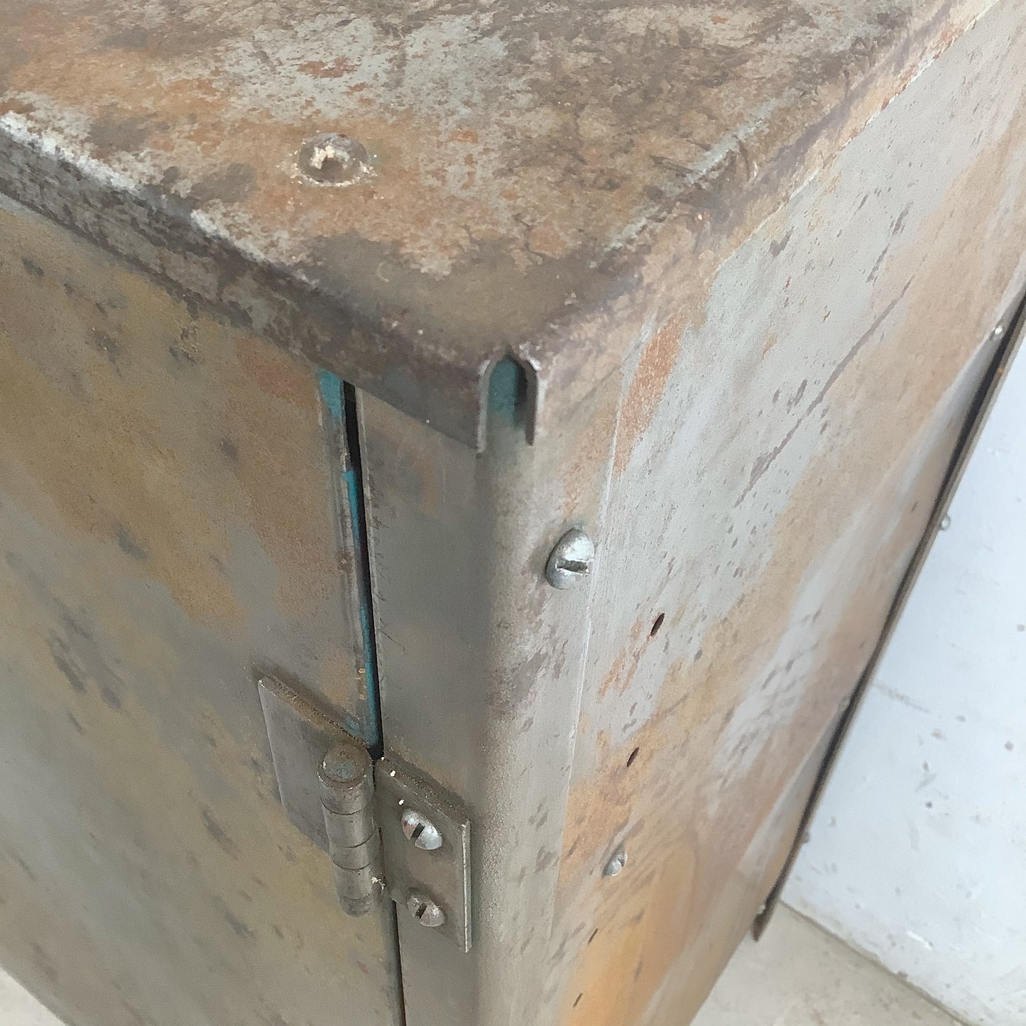 Industrial Modern Metal Shelving Cabinet