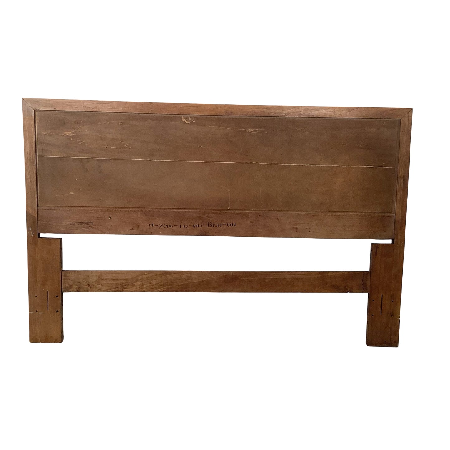 Mid-Century Modern Walnut Headboard | Vintage Full/Queen |GeometricDesign