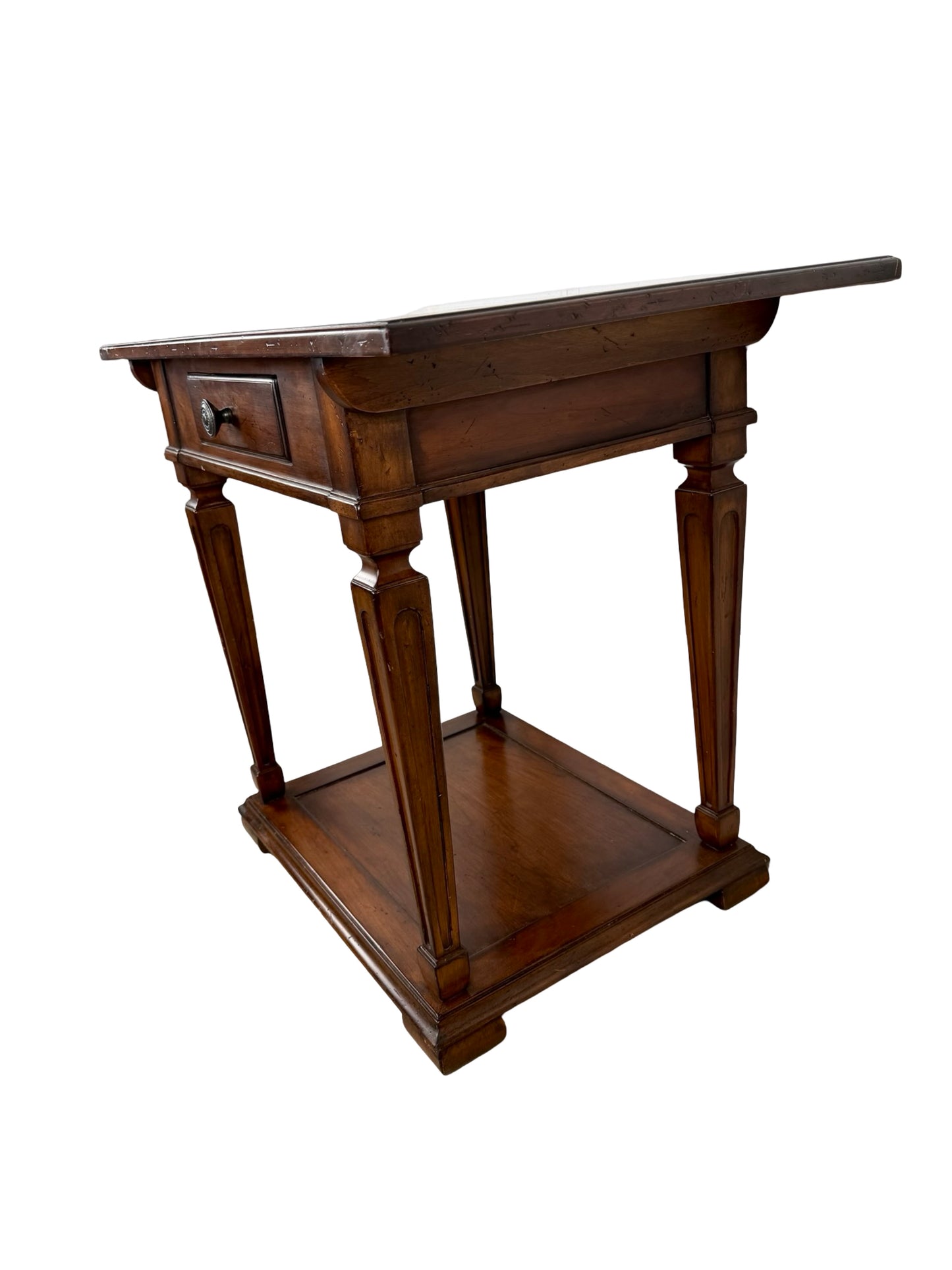 Milling Road by Baker Furniture Vintage Side Table with Drawer