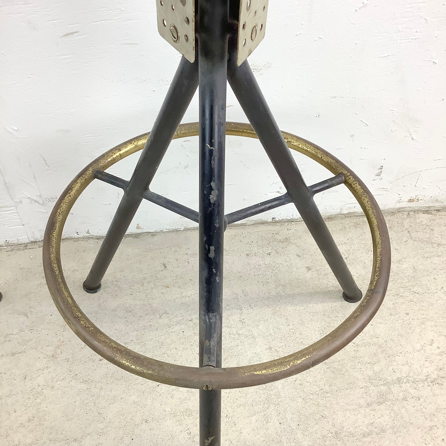Pair Industrial Modern Barstools