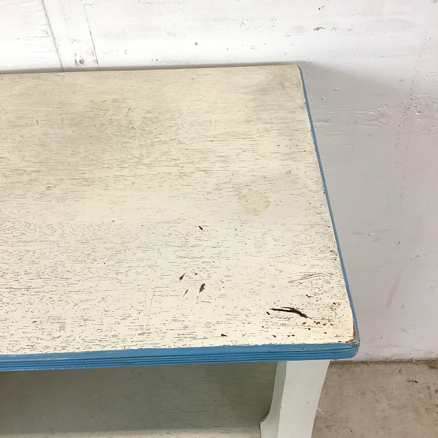 Vintage Neoclassical Nightstand with Drawer