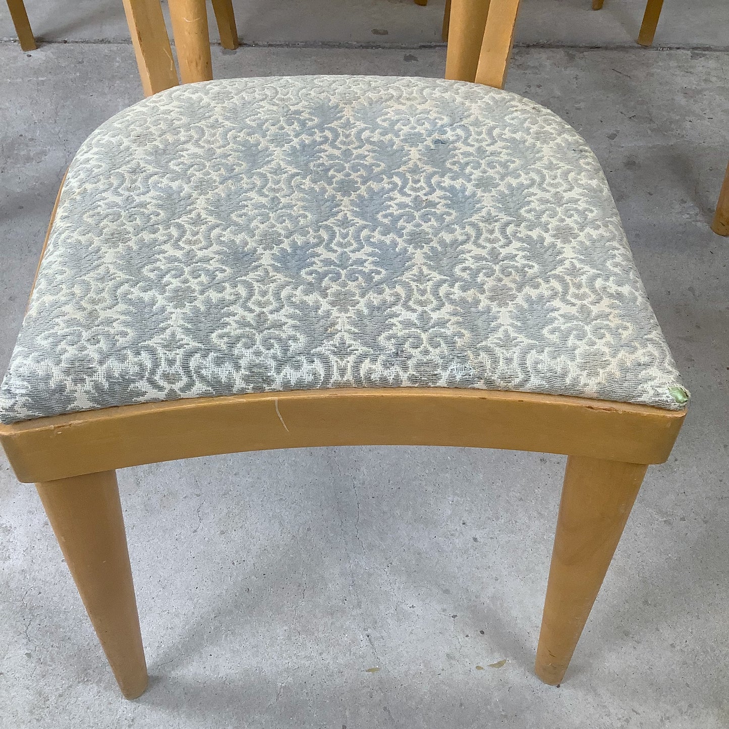 Heywood-Wakefield M 154 "Dog Bone" Dining Chairs — A Set of Six