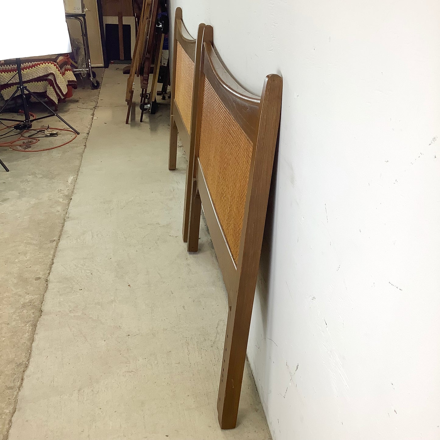 Vintage Danish Modern Headboard- Twin