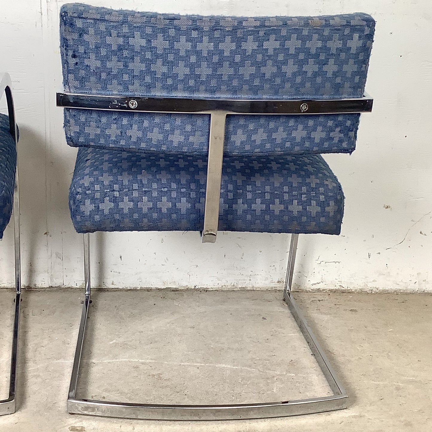 Brno Flat Bar Chrome Cantilever Armchairs | Pair | 1970s–80s
