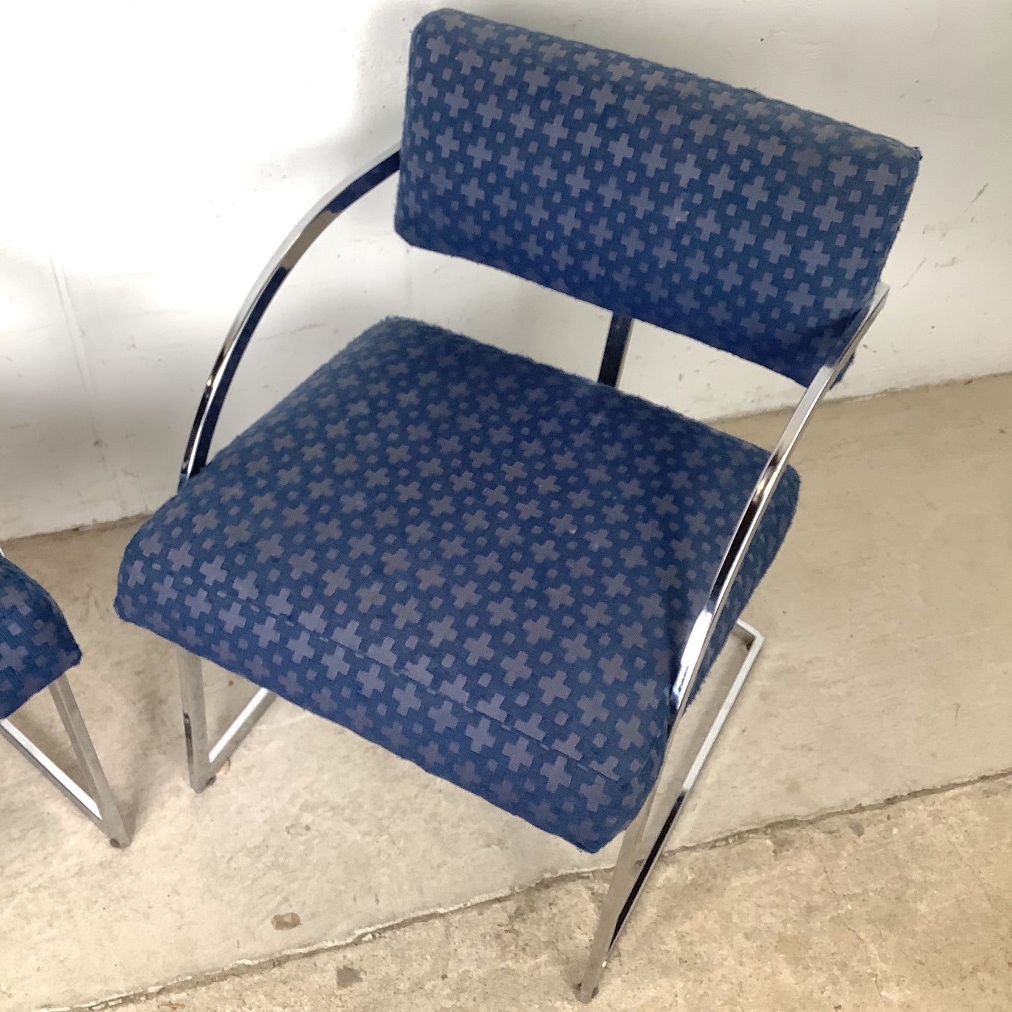 Brno Flat Bar Chrome Cantilever Armchairs | Pair | 1970s–80s