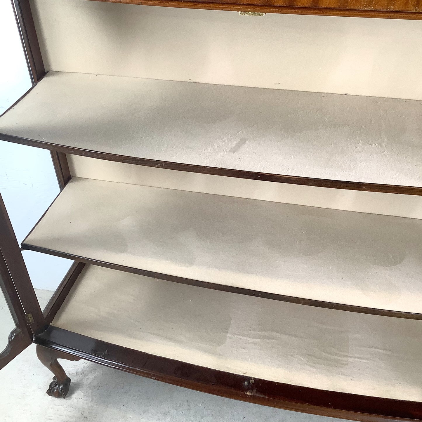 Early 20th Century Mahogany Chippendale Revival Display Cabinet