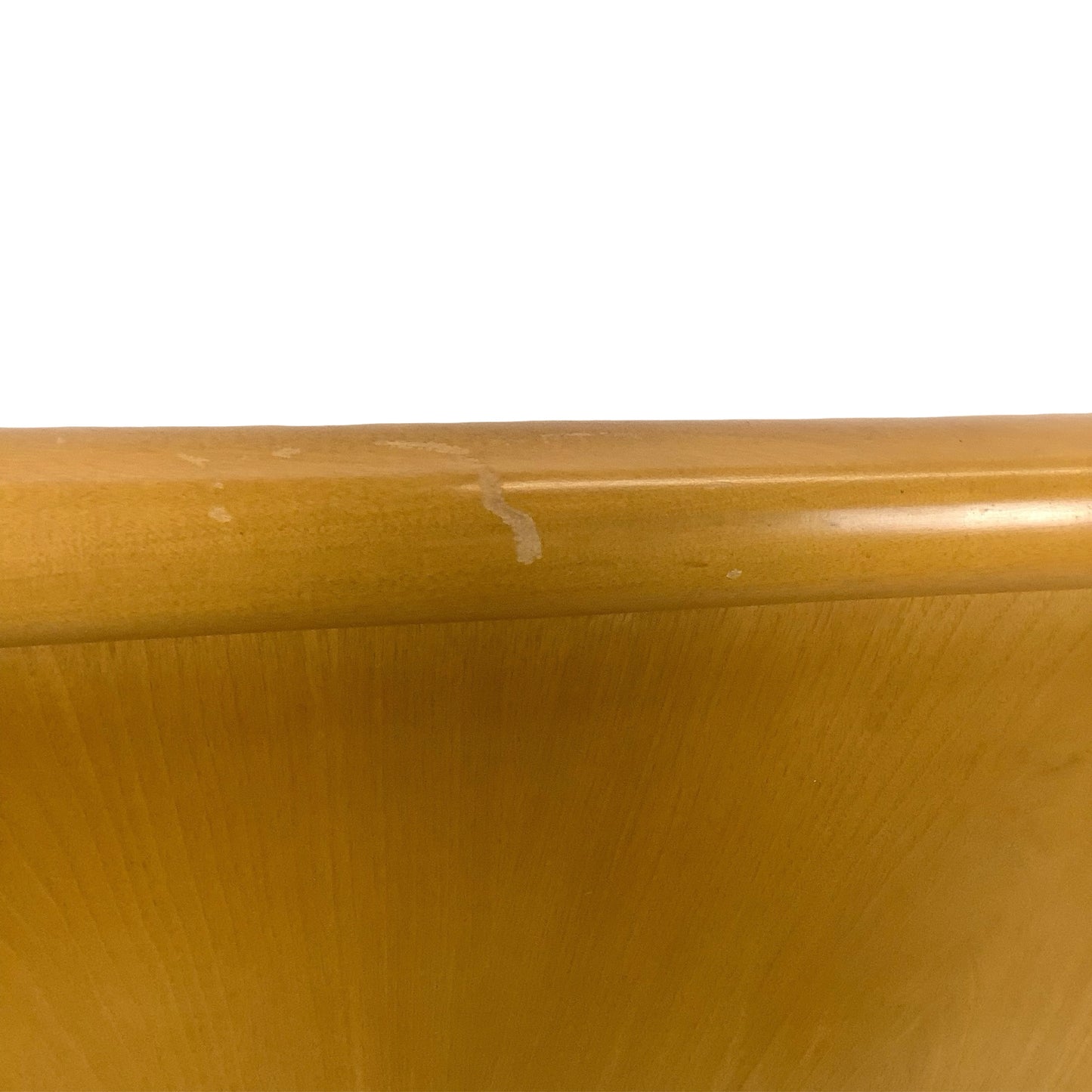 Mid-Century Modern Wood Headboard – Full/Double,  Waterfall Edge, 55"