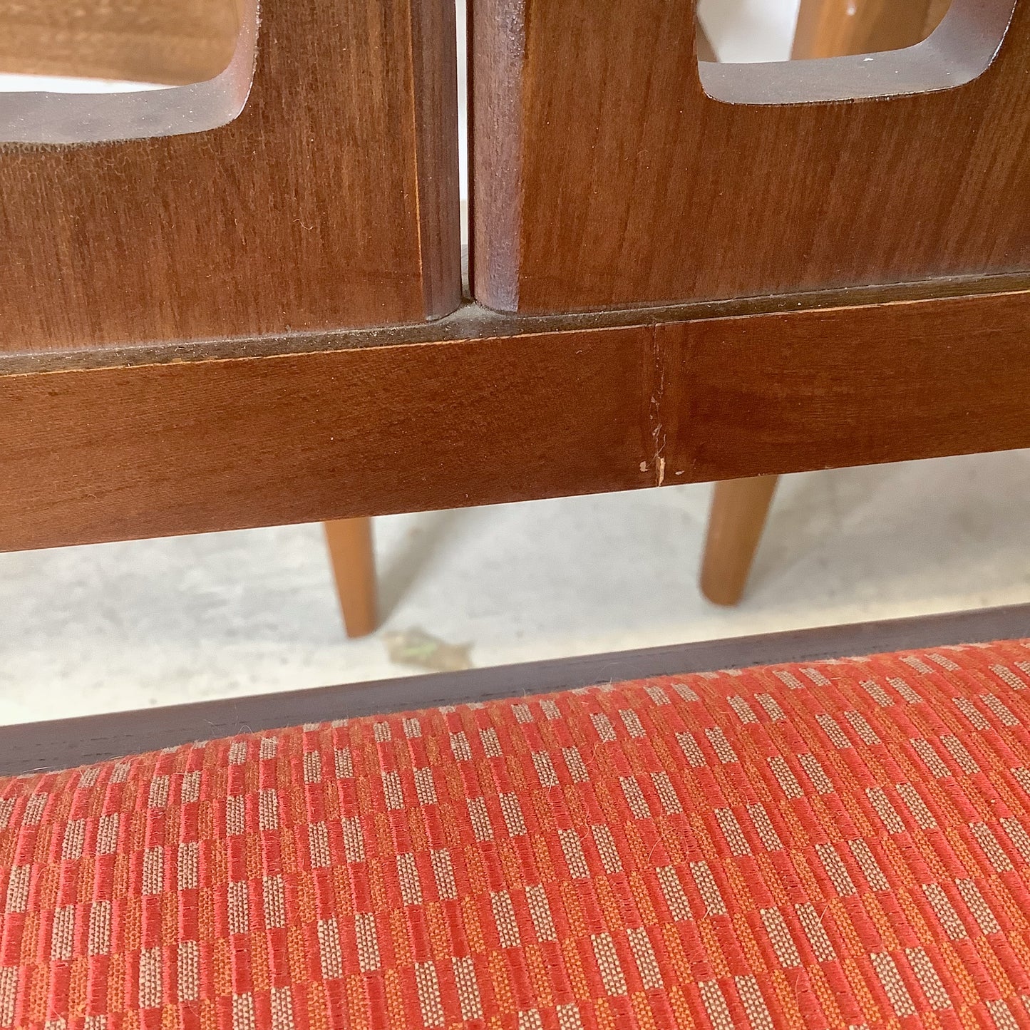 Young Manufacturing attr. Walnut High-Back Dining Chairs — A Set of Six MCM Chairs