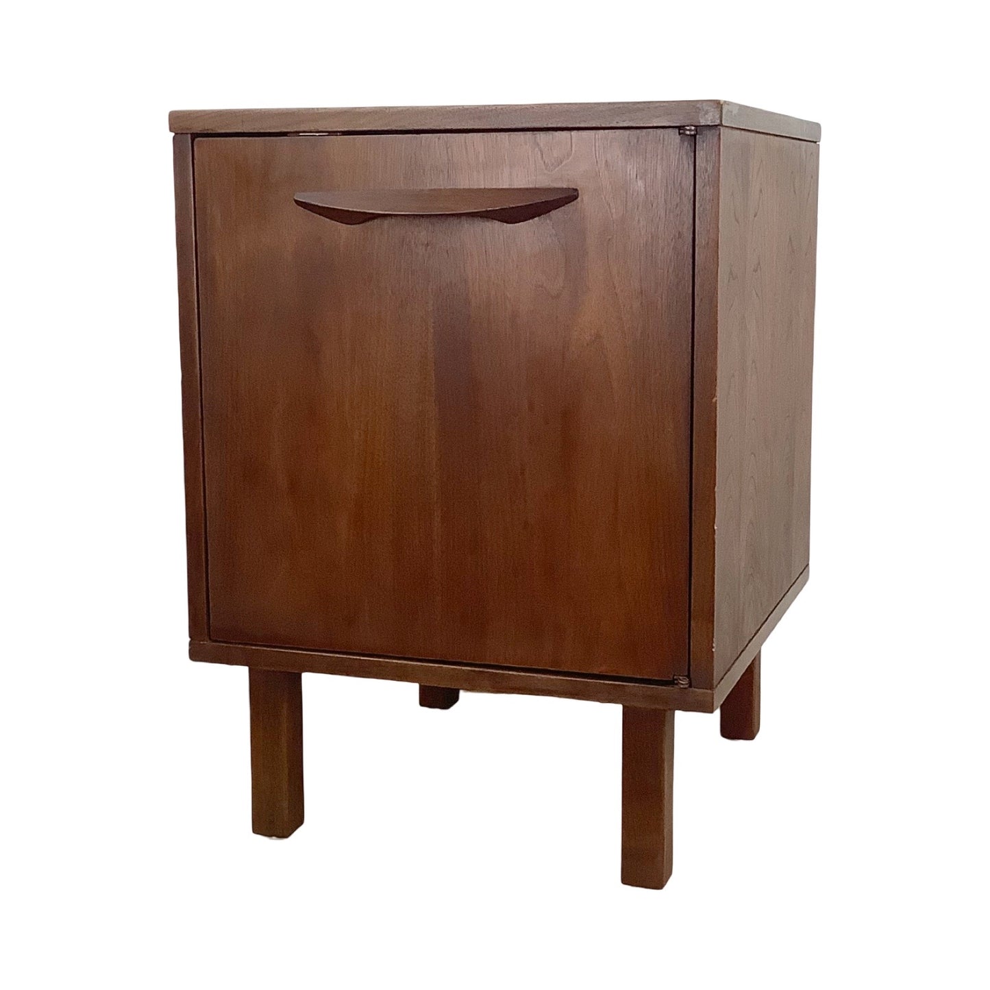 Mid-Century Teak Record Cabinet or Bedside Table