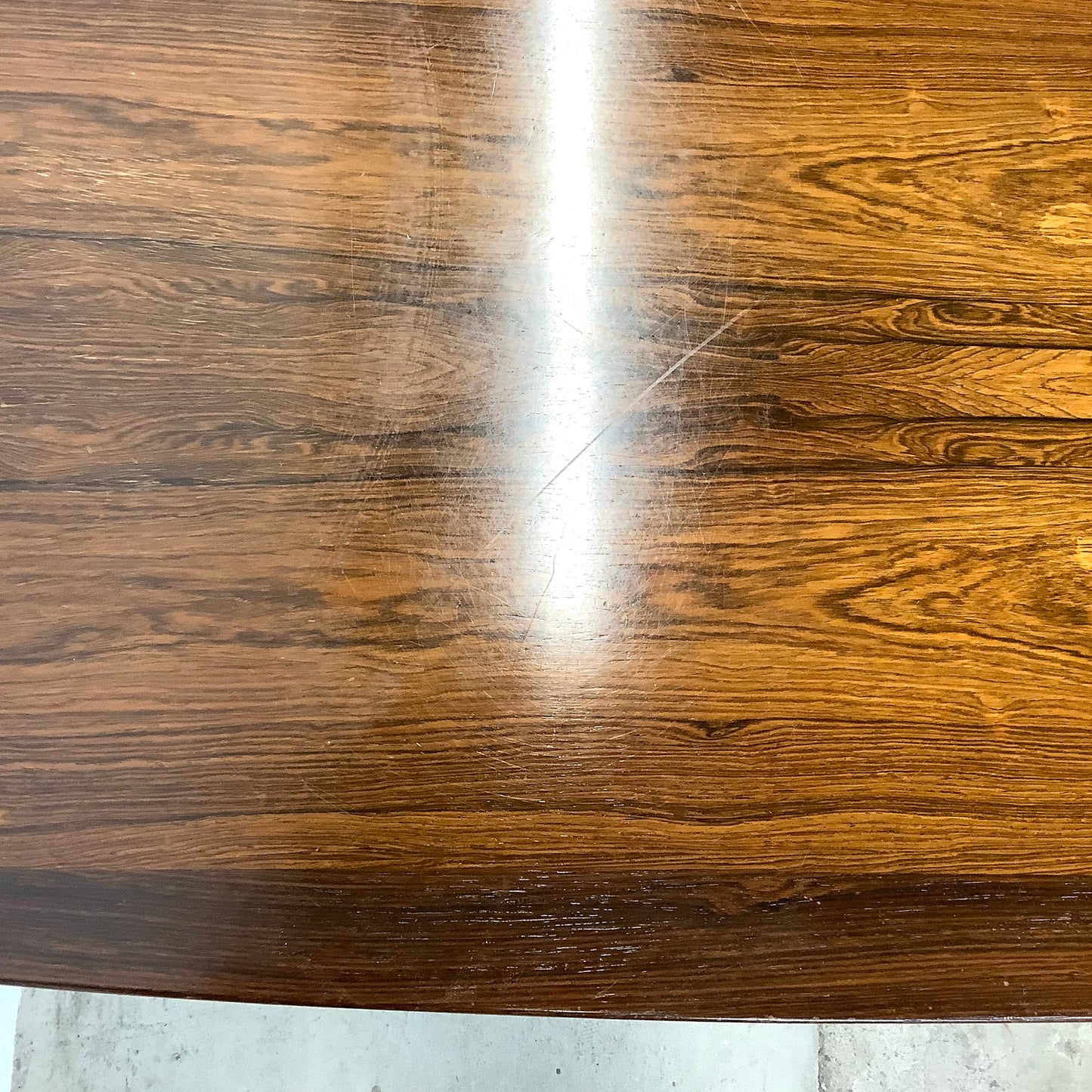 Scandinavian Modern Rosewood Dining Table
