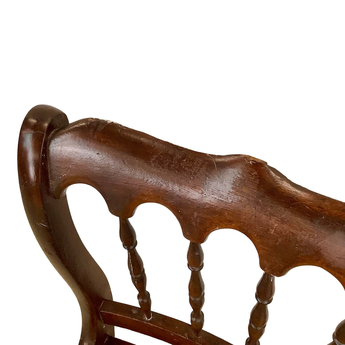 Antique Victorian Eastlake-Style Spindle-Back Side Chair