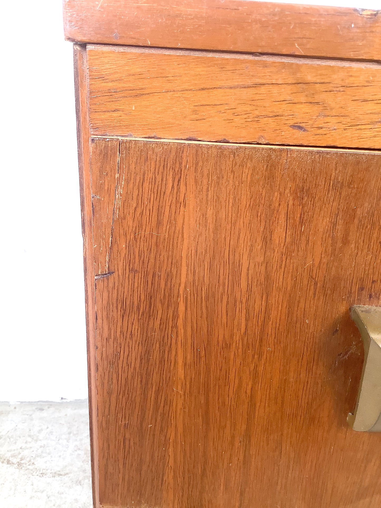 American Modern Two-Drawer Bedside Nightstand