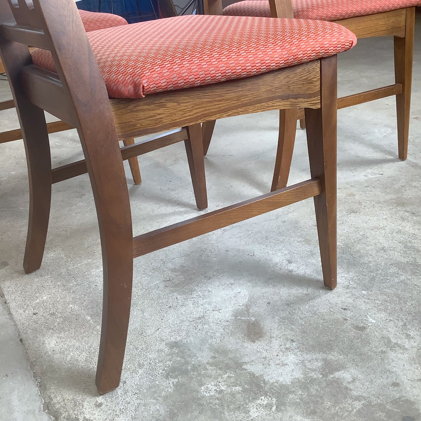 Young Manufacturing attr. Walnut High-Back Dining Chairs — A Set of Six MCM Chairs