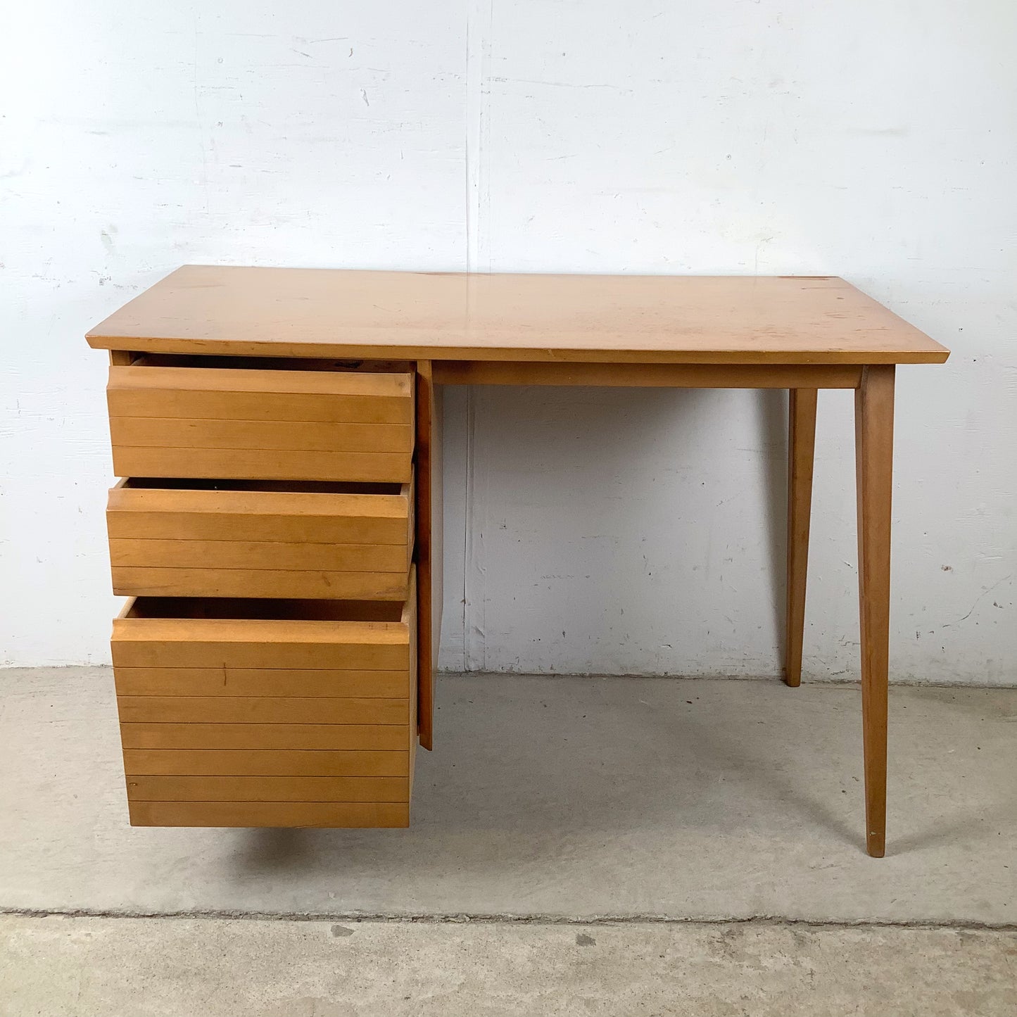 Mid-Century Modern Student Desk (Attributed to Baumritter)