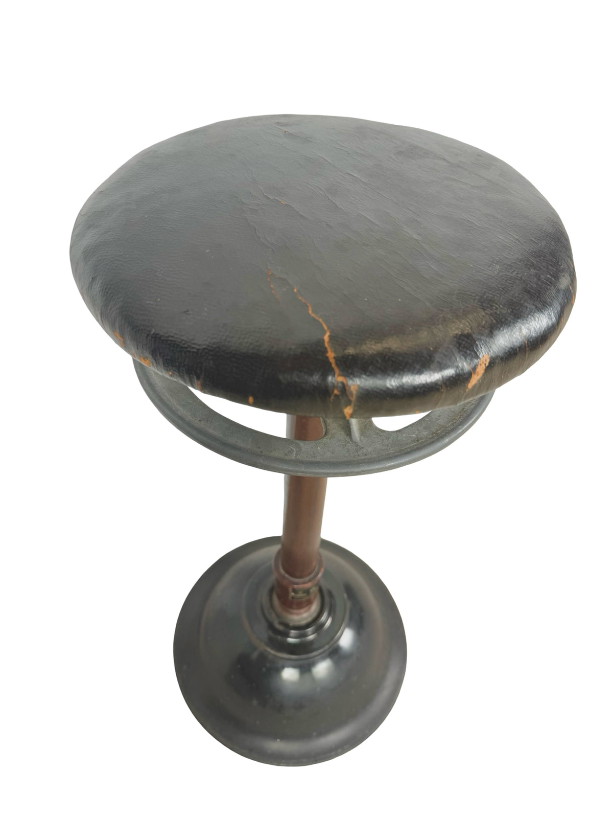 Antique Ritter Model C Adjustable Dental Operating Stool, 1930s Industrial