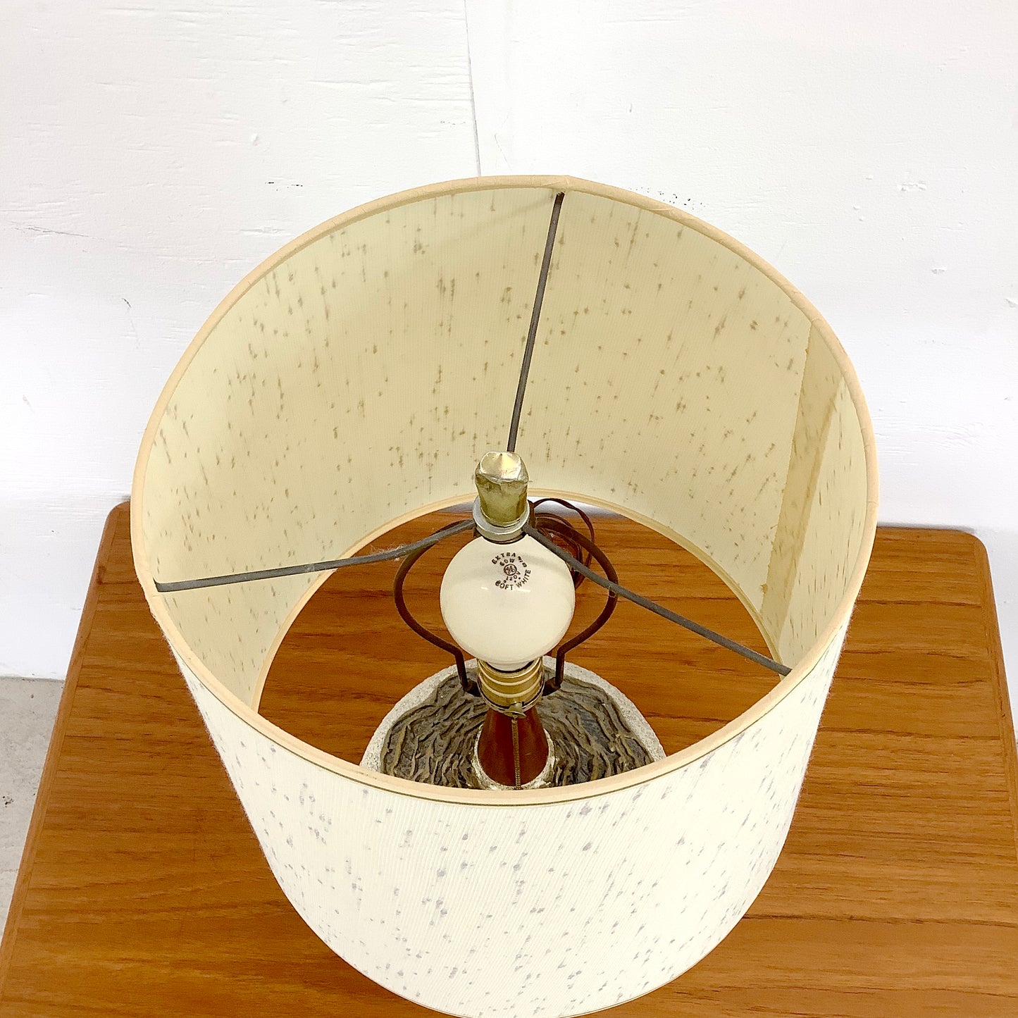Danish Modern Studio Pottery Lamp – Sculptural Mid-Century Accent