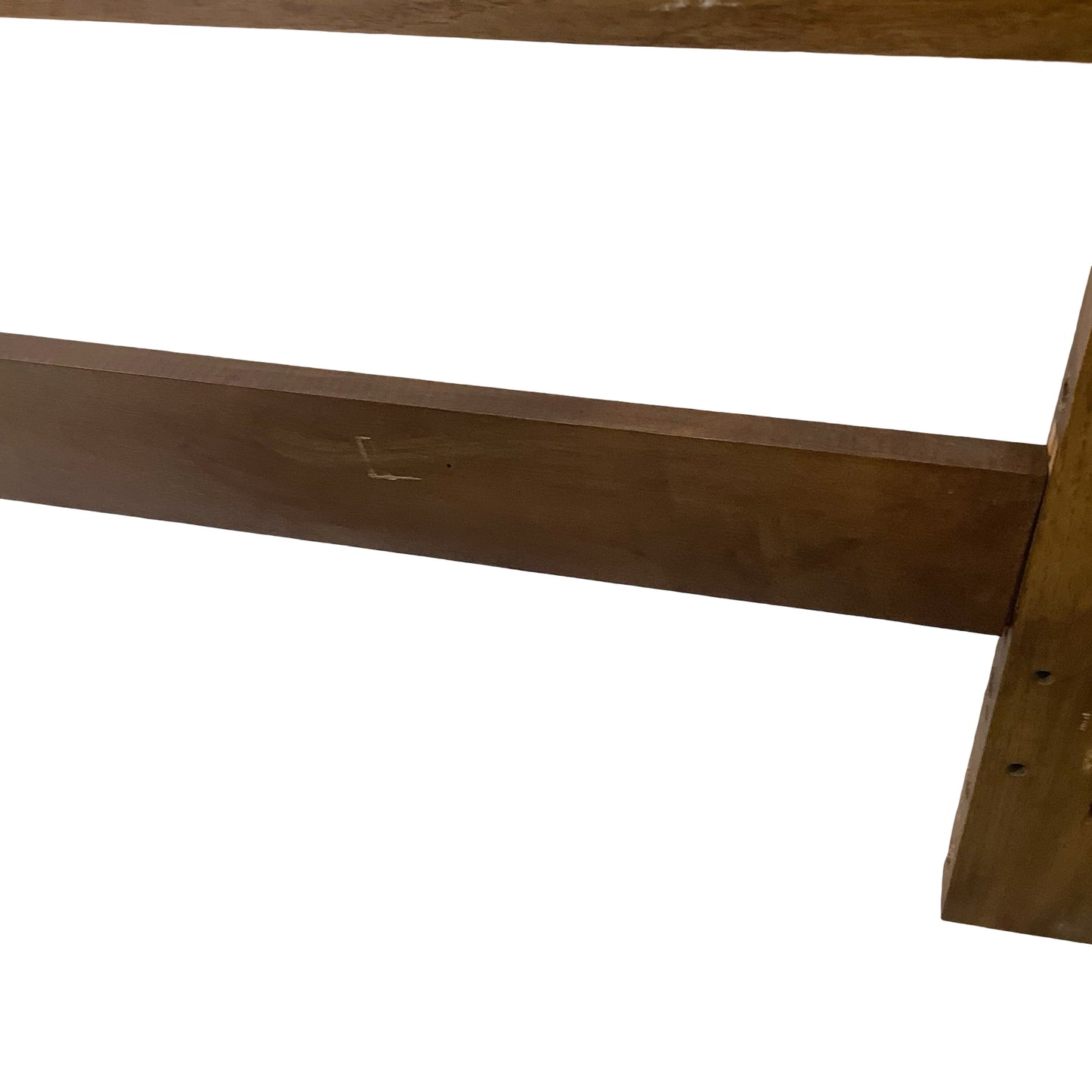 Mid-Century Modern Walnut Headboard | Vintage Full/Queen |GeometricDesign