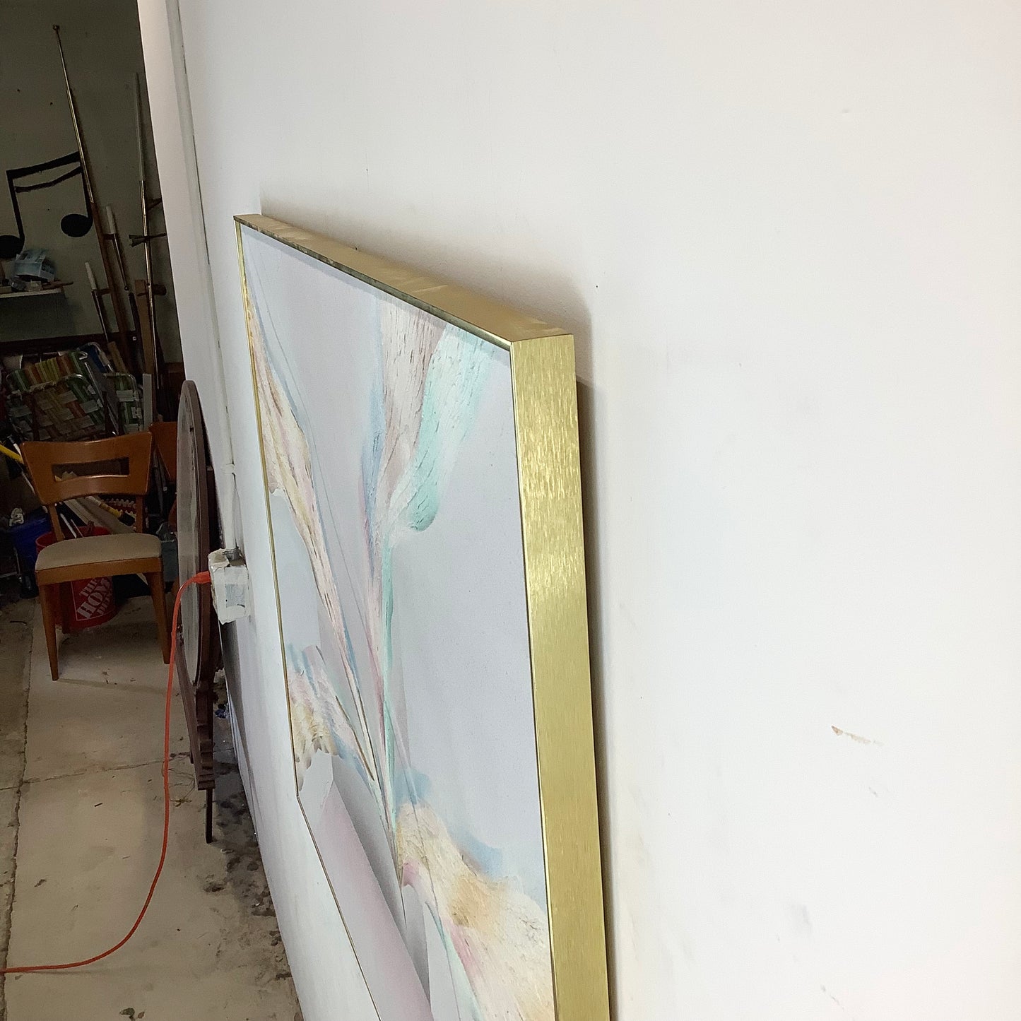 Large Vintage Abstract Wall Art- s. harrington