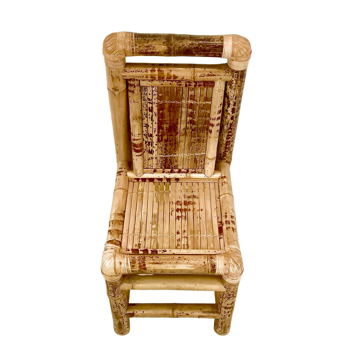 Vintage Natural Bamboo Side or Dining Chair