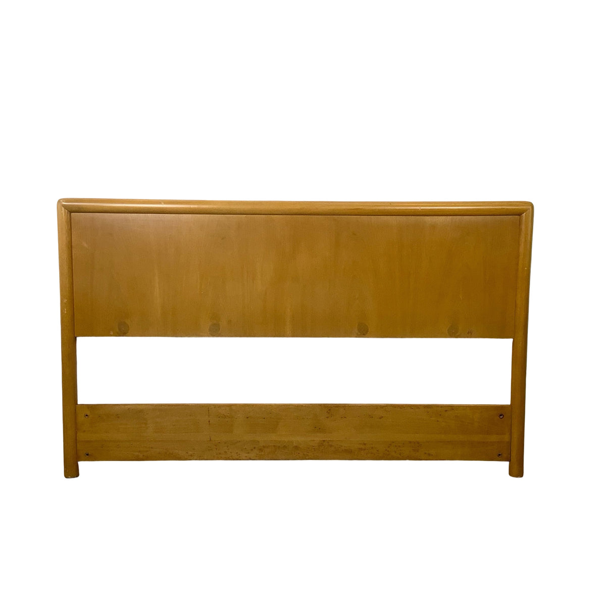 Mid-Century Modern Wood Headboard – Full/Double,  Waterfall Edge, 55"