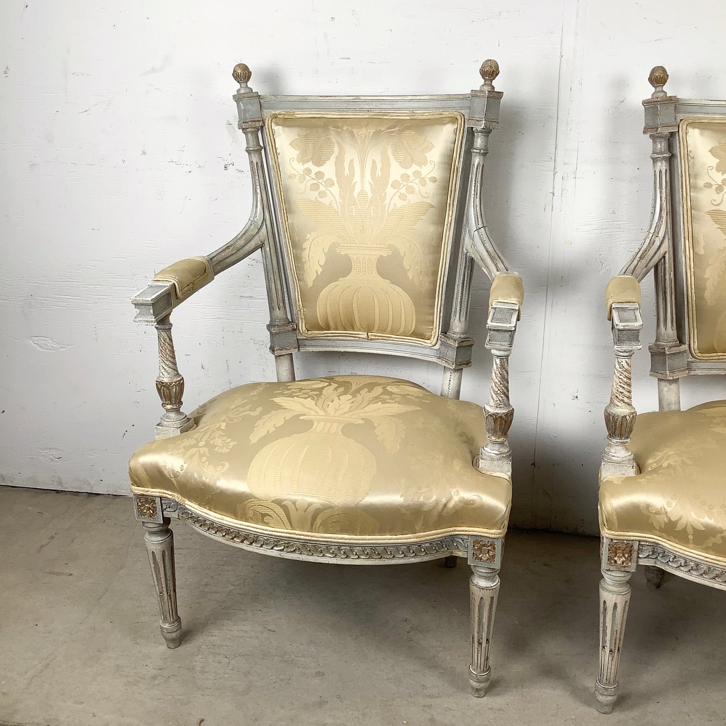 Neoclassical Armchairs in the Louis XVI Tradition