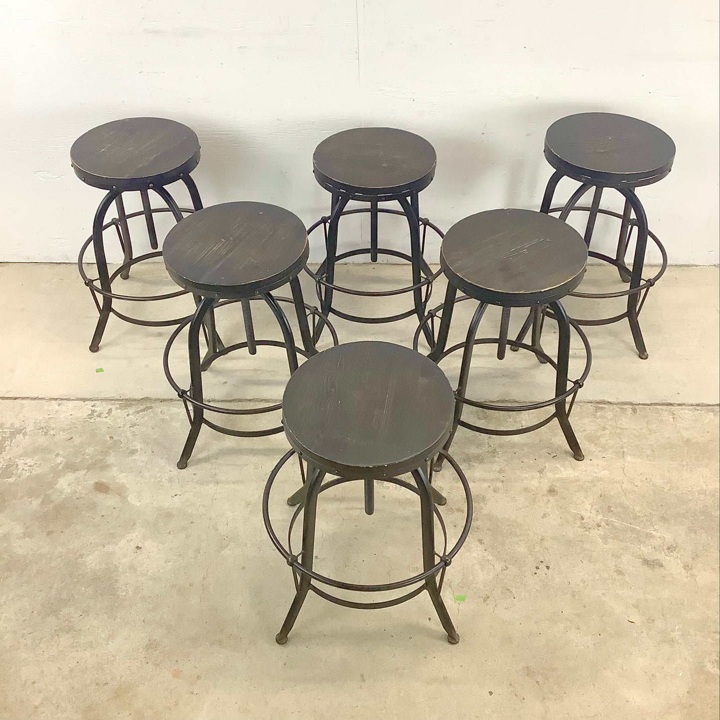 Modern Swivel Counter Stools- set of SIX