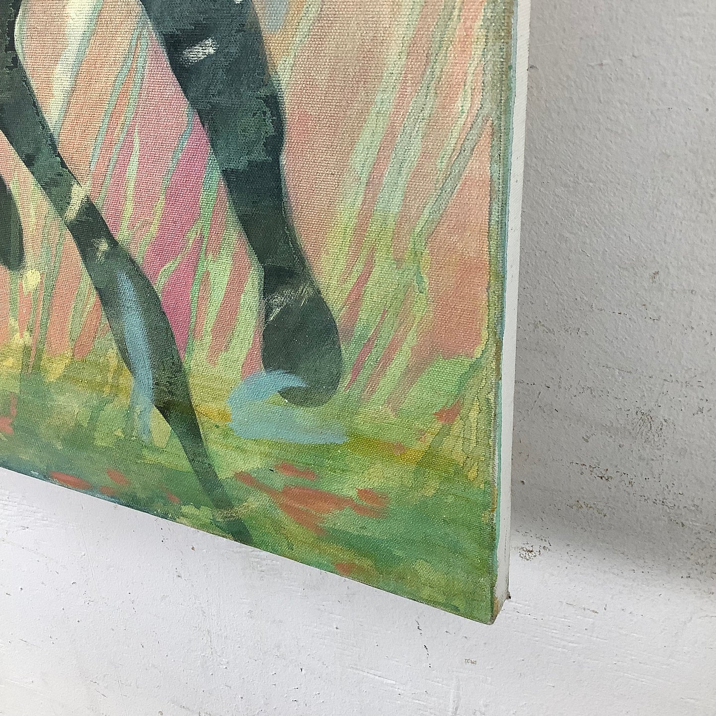 Apocalyptic Contemporary Oil Painting, 48x48, Tim Hoyt