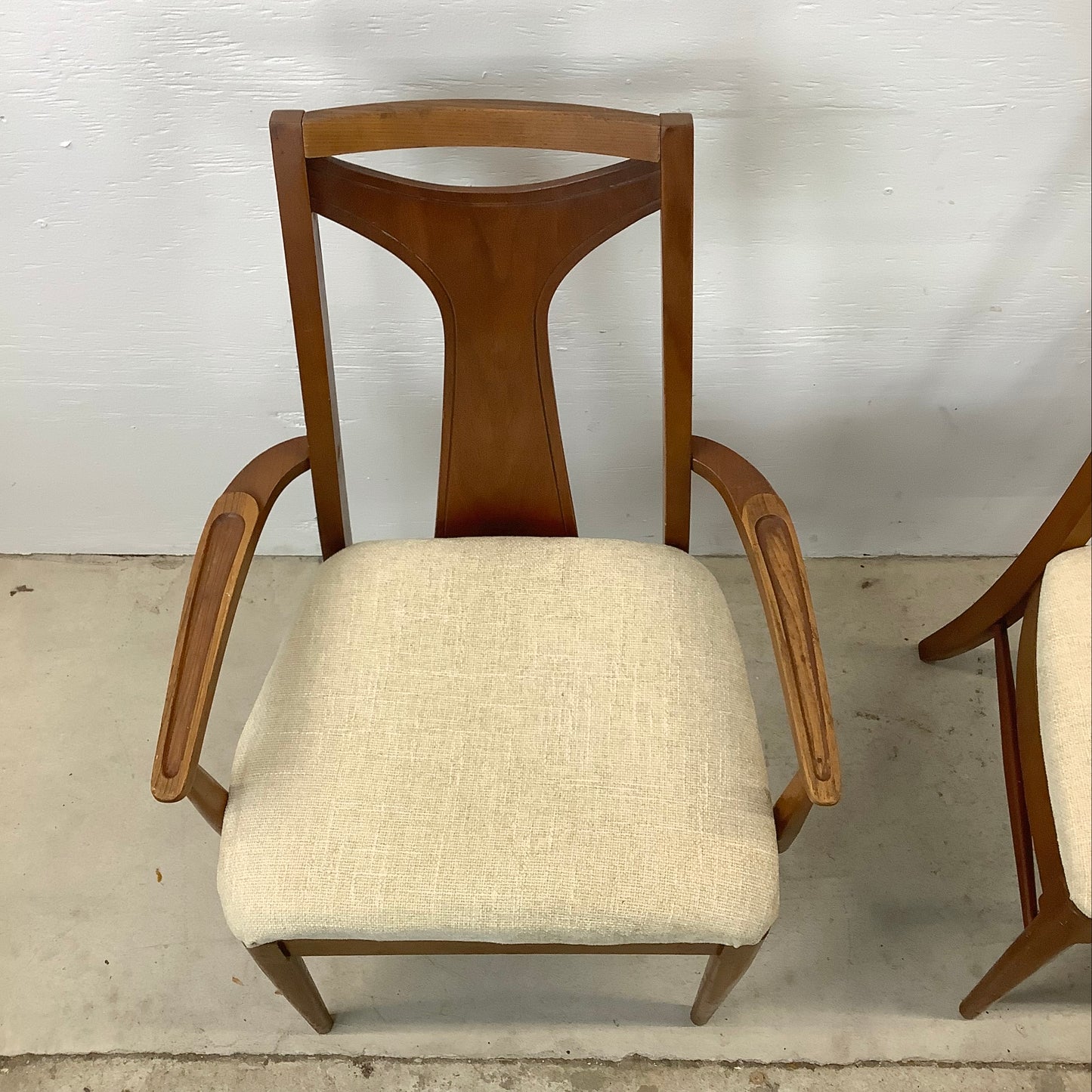 Mid-Century Walnut Dining Chairs- Six