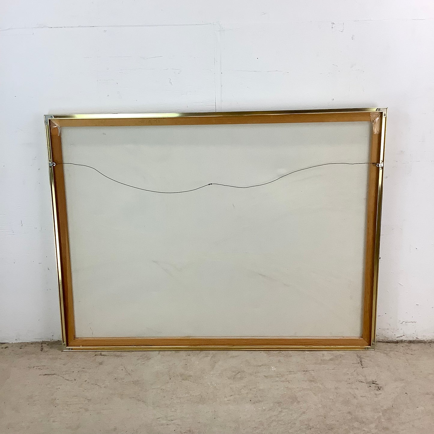 Large Vintage Abstract Wall Art- s. harrington
