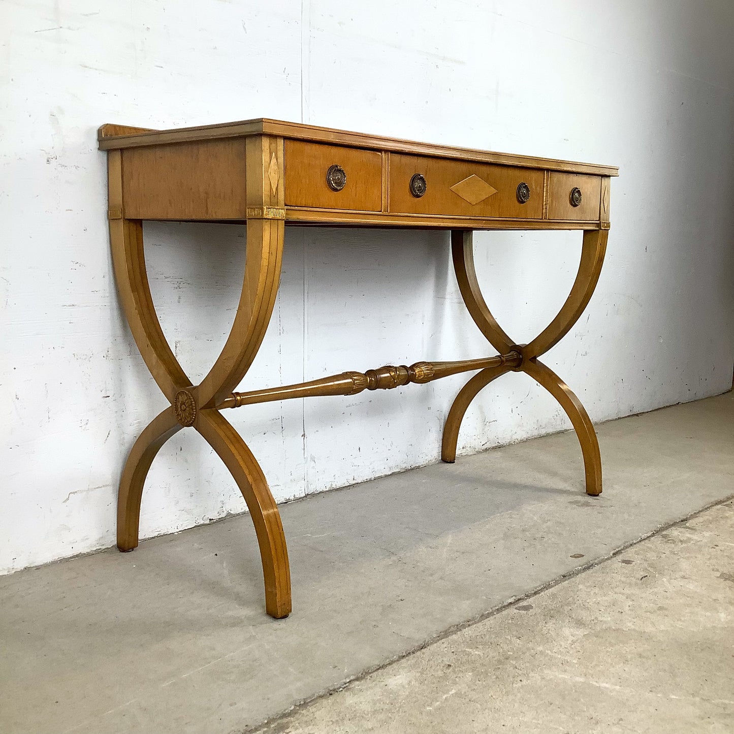 Vintage Regency Style Console Table or Writing Desk