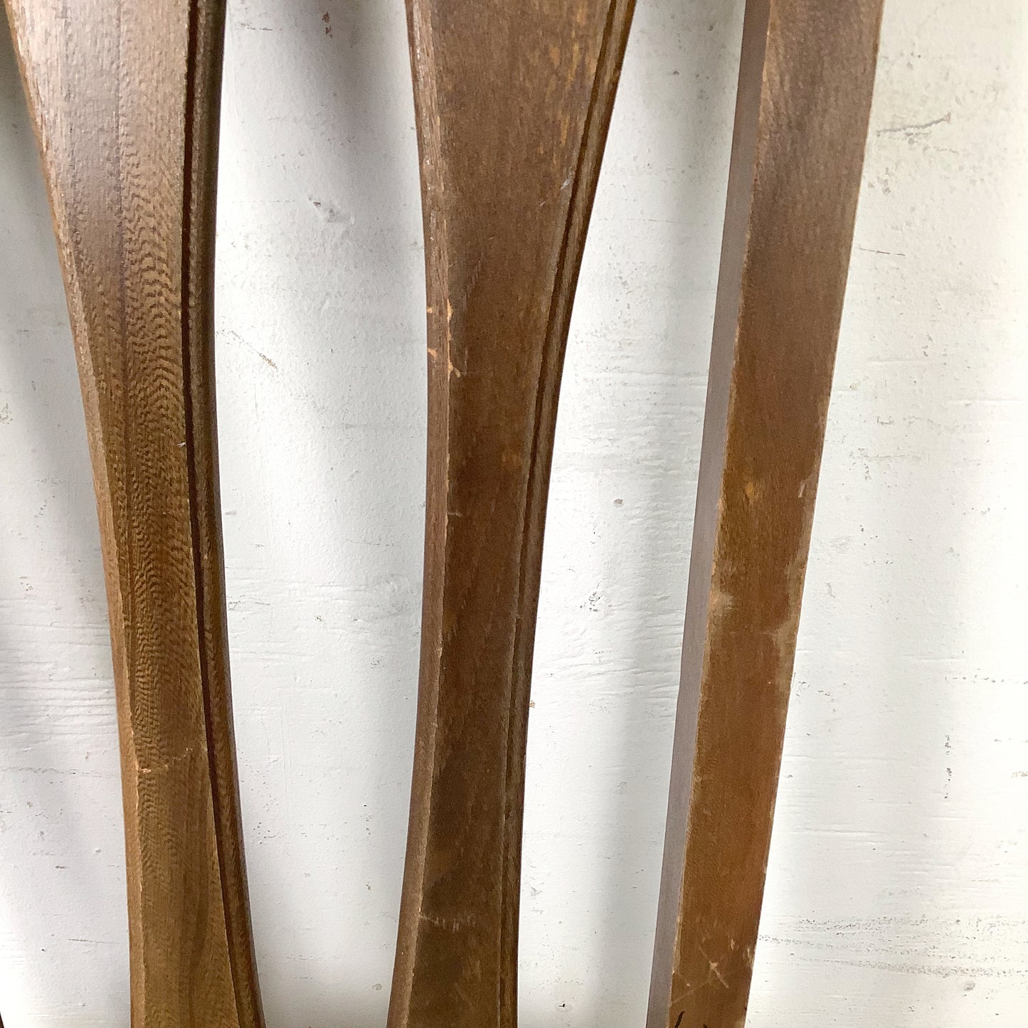 Set of Six Mid-Century Walnut Dining Chairs