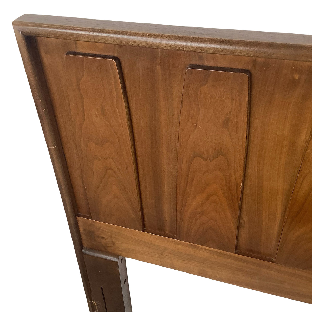 Mid-Century Modern Walnut Headboard | Vintage Queen/FULL