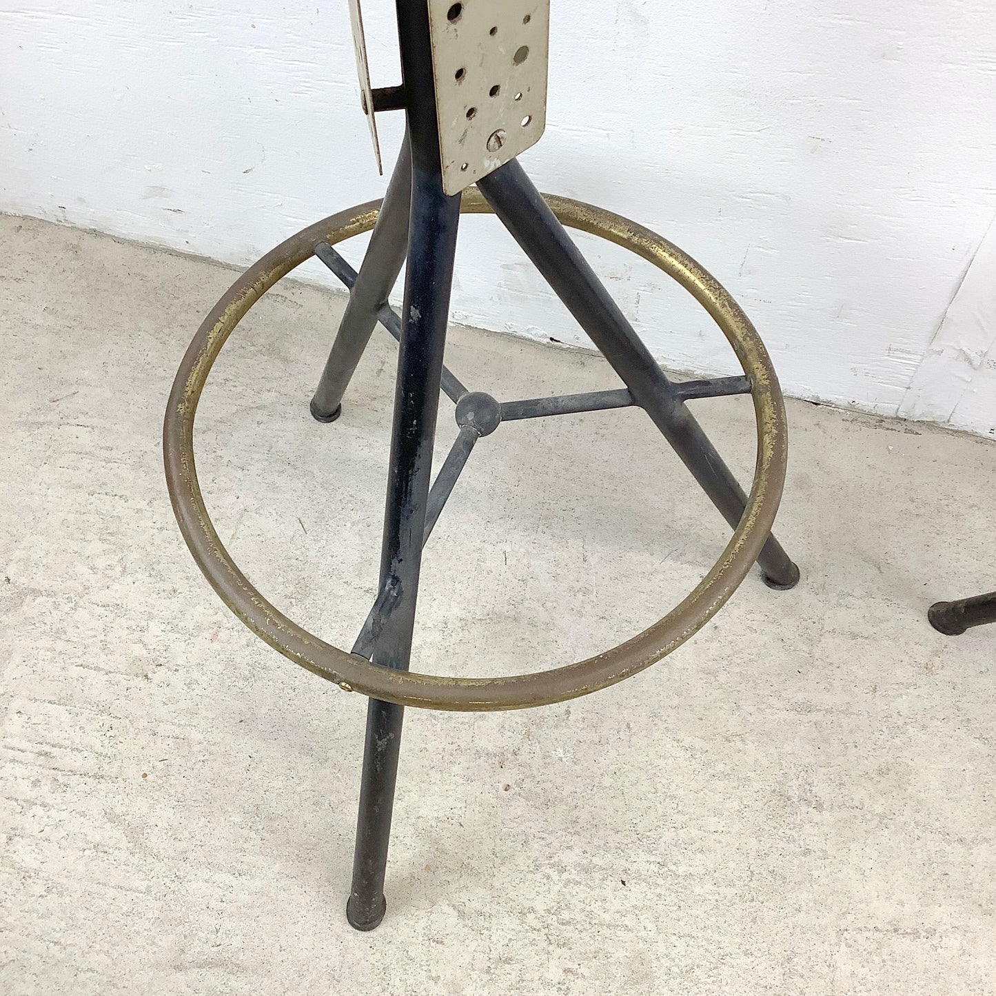 Pair Industrial Modern Barstools