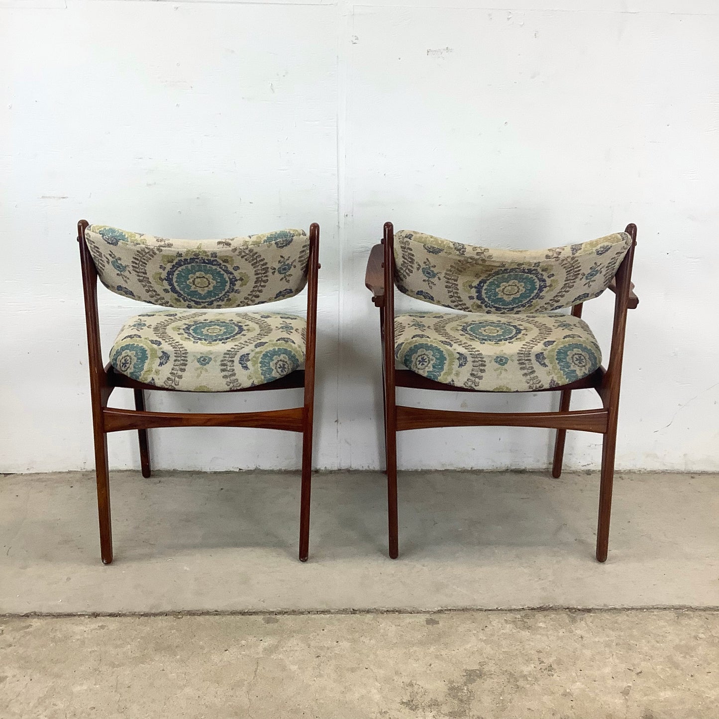 Scandinavian Modern Rosewood Dining Chairs- Set of 4