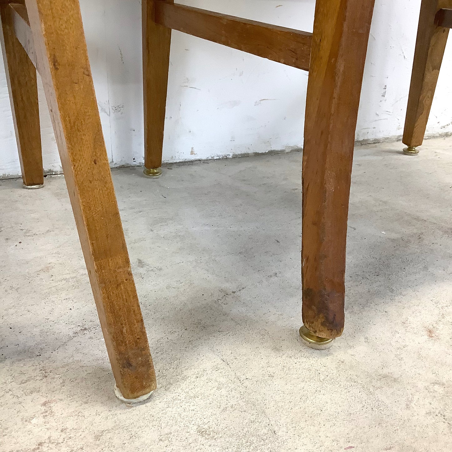 Young Manufacturing attributed Walnut Dining Chairs — A Set of Six