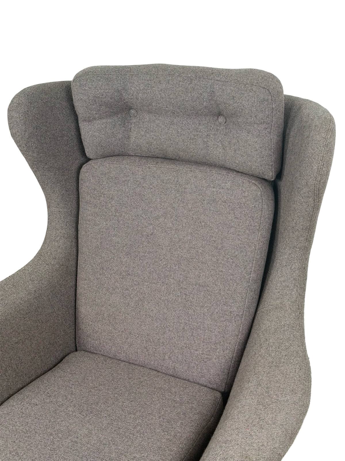 Modern Mid-Century Style Wingback Swivel Lounge Chair