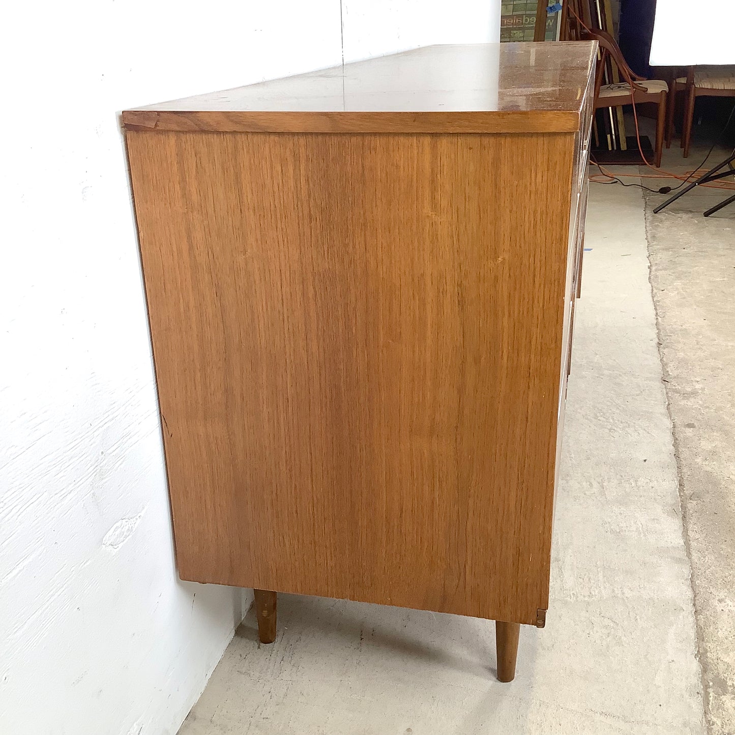 Mid-Century Nine Drawer Dresser