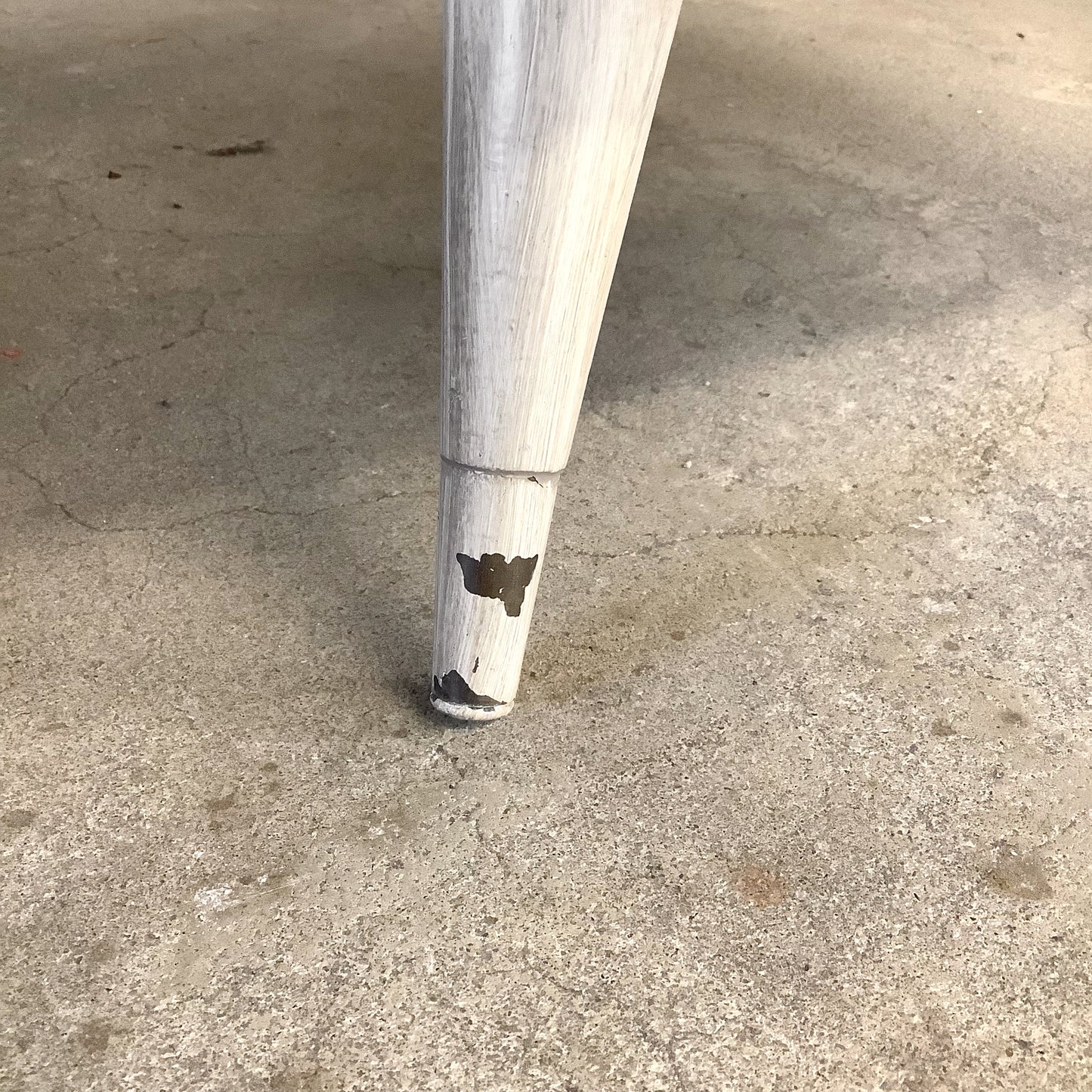 Pair of Vintage Three-Tier Step End Tables | Cerused Finish