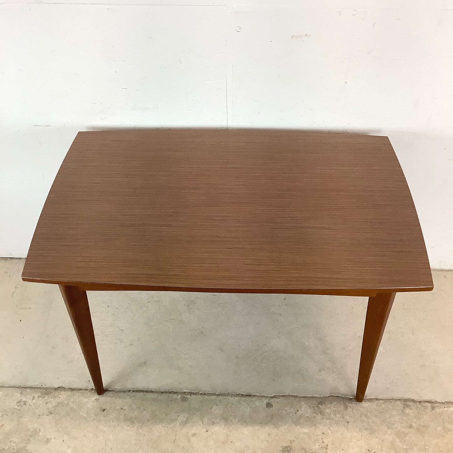 Petite Mid-Century Dining Table With leaves