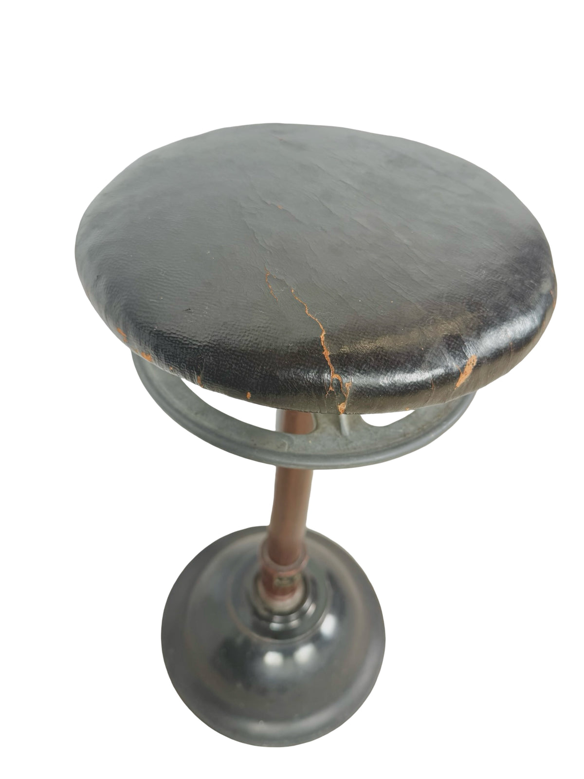 Antique Ritter Model C Adjustable Dental Operating Stool, 1930s Industrial