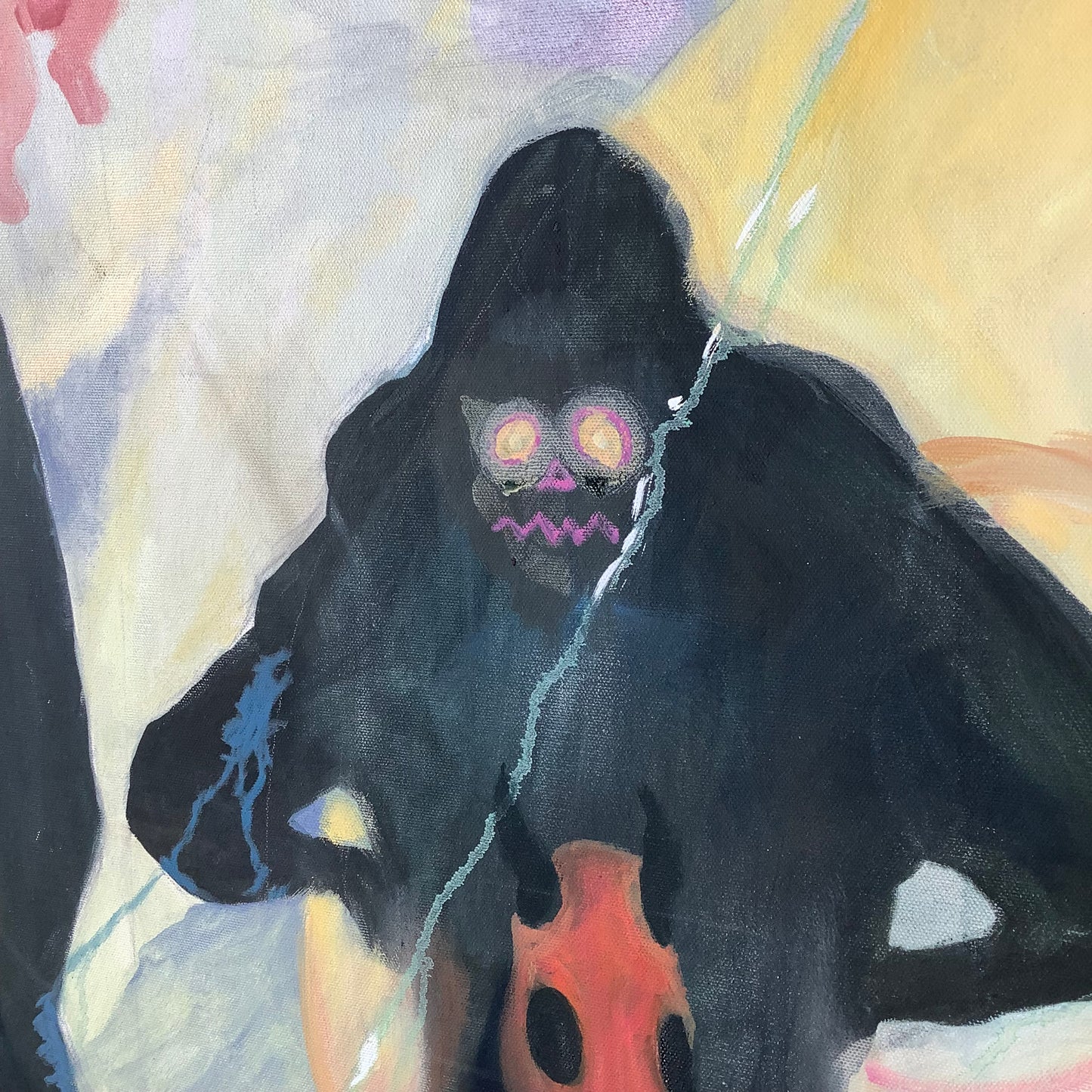 Apocalyptic Contemporary Oil Painting, 48x48, Tim Hoyt