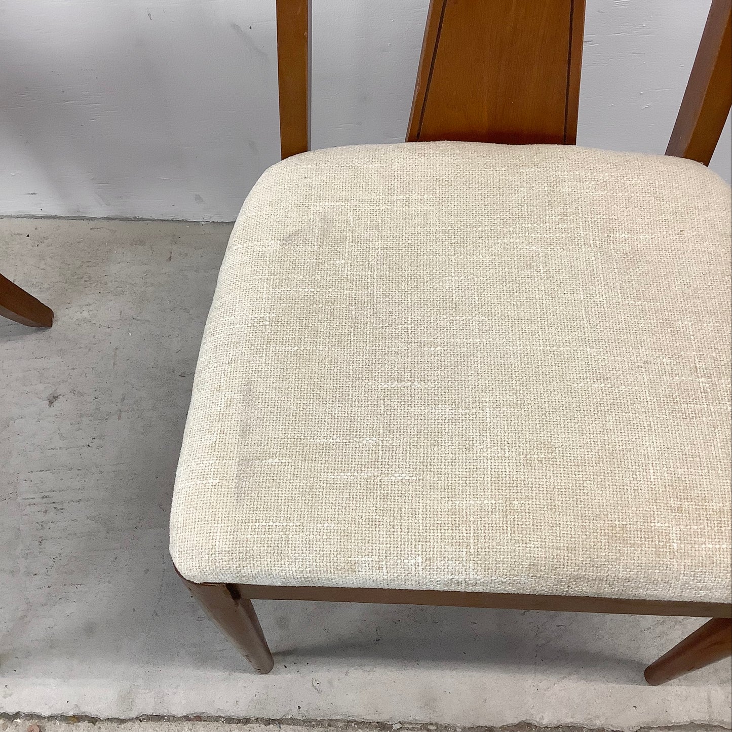 Mid-Century Walnut Dining Chairs- Six