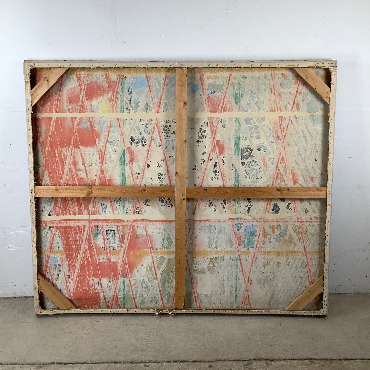 Large Contemporary Abstract Painting 70x59 – Architectural