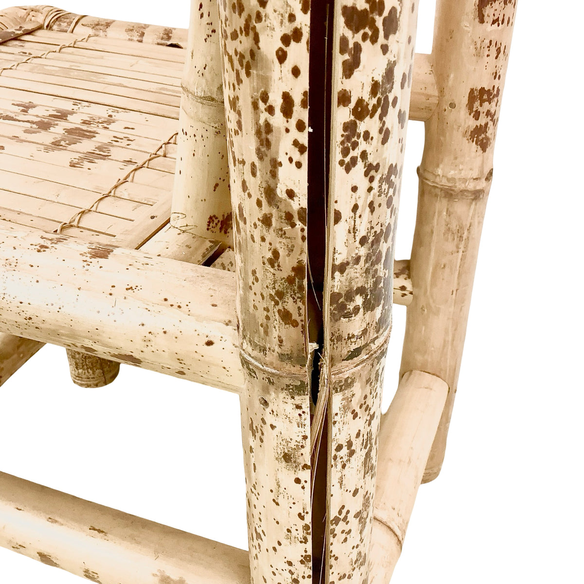 Vintage Natural Bamboo Side or Dining Chair