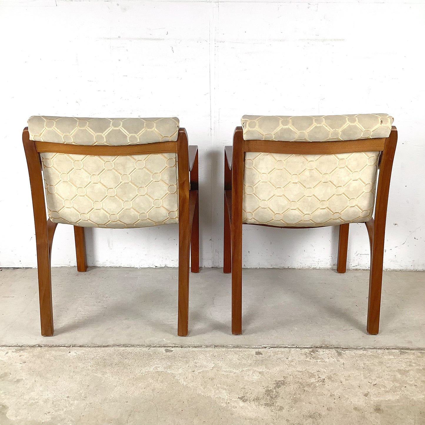 Pair of Vintage Bentwood Lounge Armchairs — Mid-Century Modern, Thonet Style