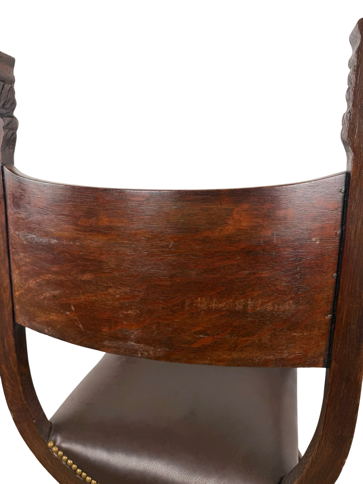 Vintage Renaissance Revival Savonarola X-Frame Accent Chair
