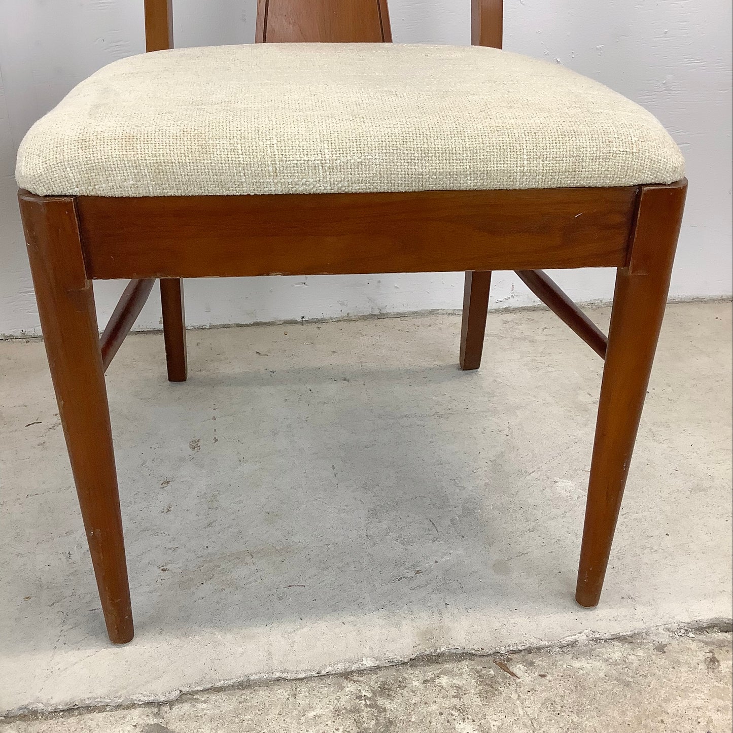 Mid-Century Walnut Dining Chairs- Six