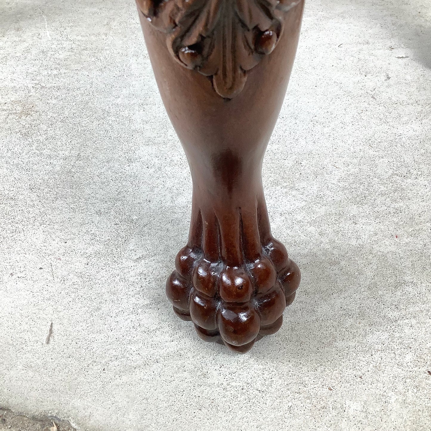 Gothic Revival Carved Grotesque Footstool