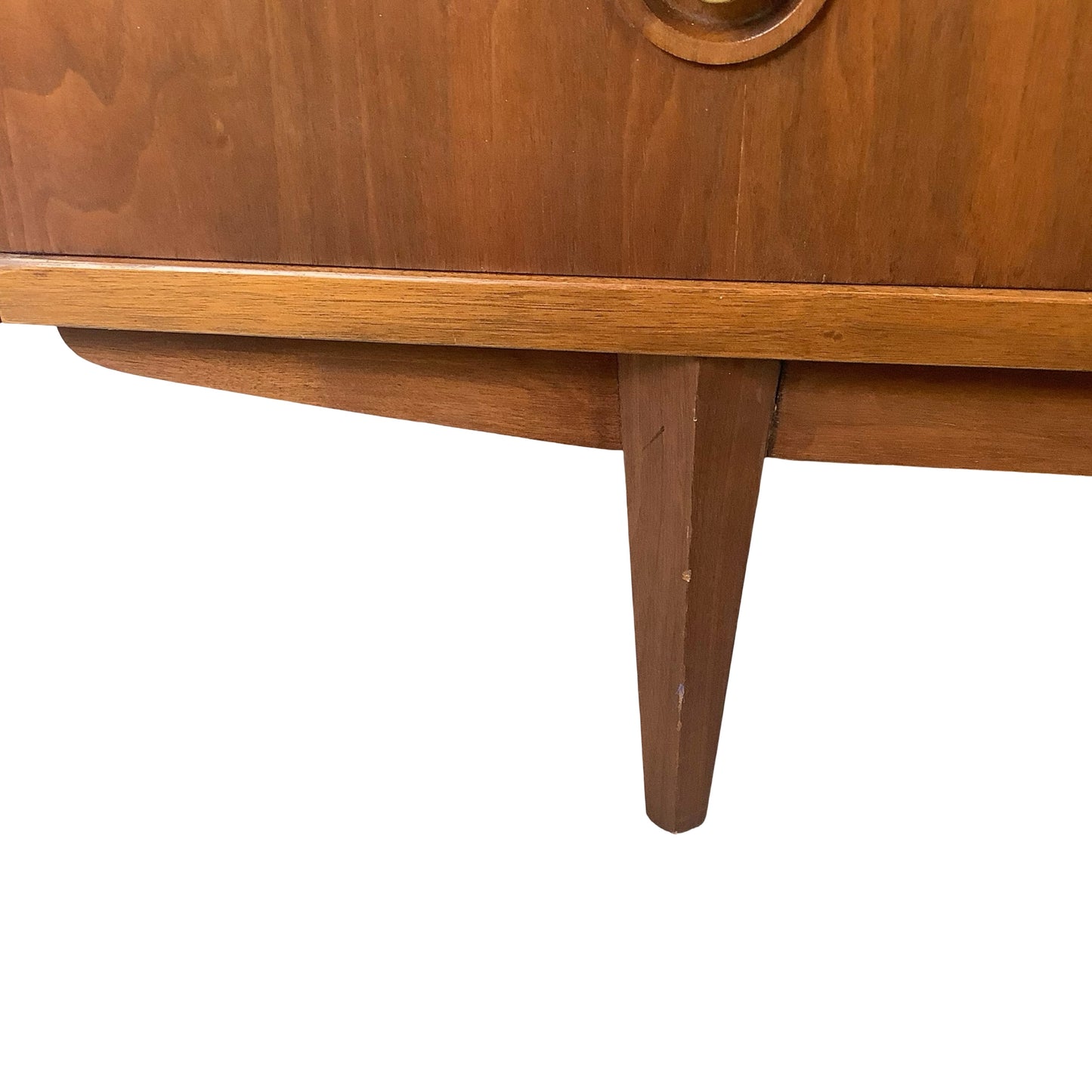 Merton Gershun for American of Martinsville "Harlequin" Walnut Mid-Century Modern Triple Dresser