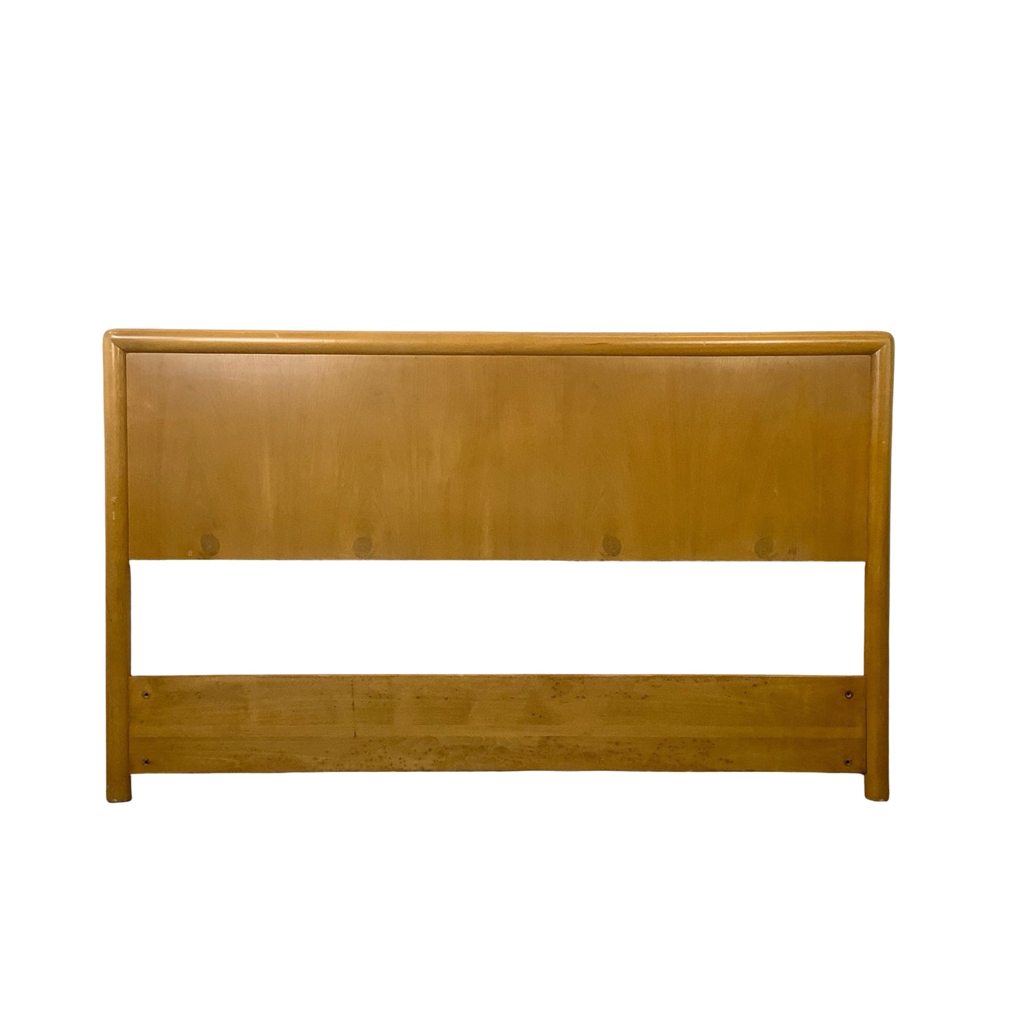 Mid-Century Modern Wood Headboard – Full/Double,  Waterfall Edge, 55"